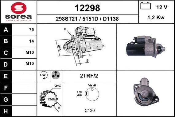 EAI 12298 - Démarreur cwaw.fr