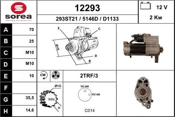 EAI 12293 - Démarreur cwaw.fr