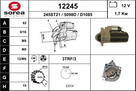 EAI 12245 - Démarreur cwaw.fr