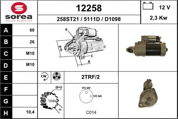 EAI 12258 - Démarreur cwaw.fr