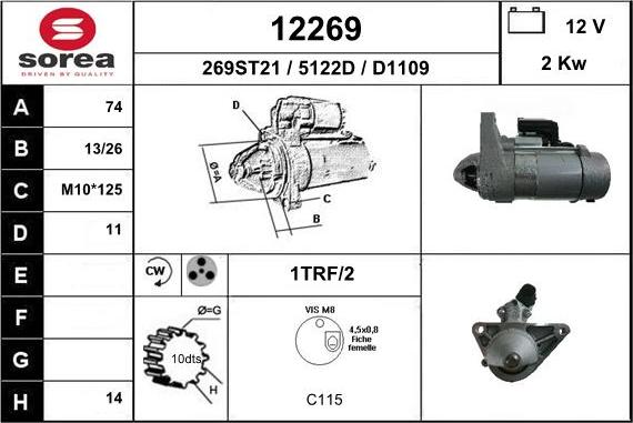 EAI 12269 - Démarreur cwaw.fr