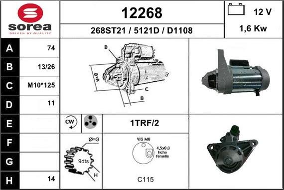 EAI 12268 - Démarreur cwaw.fr