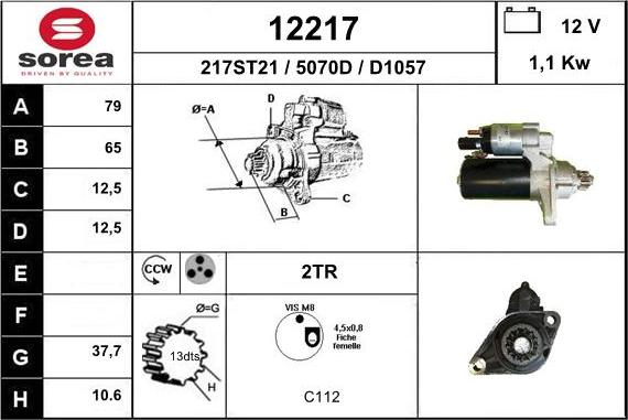 EAI 12217 - Démarreur cwaw.fr