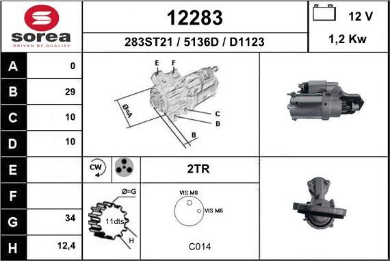 EAI 12283 - Démarreur cwaw.fr