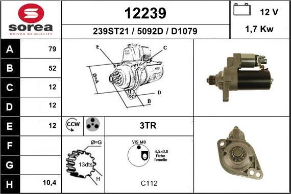 EAI 12239 - Démarreur cwaw.fr