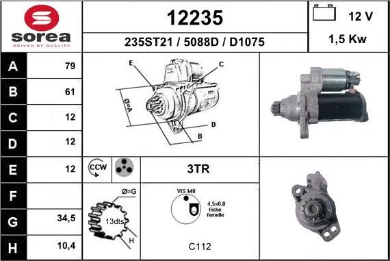 EAI 12235 - Démarreur cwaw.fr