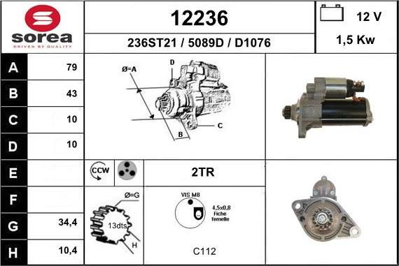 EAI 12236 - Démarreur cwaw.fr