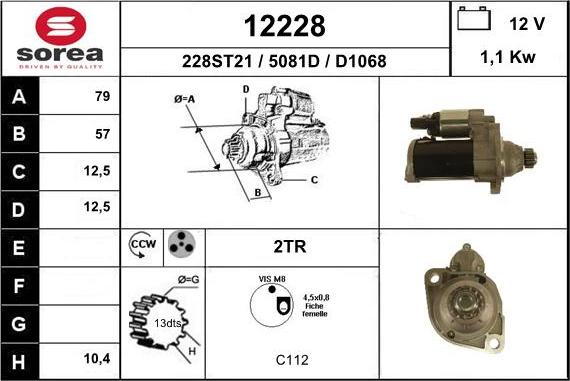 EAI 12228 - Démarreur cwaw.fr