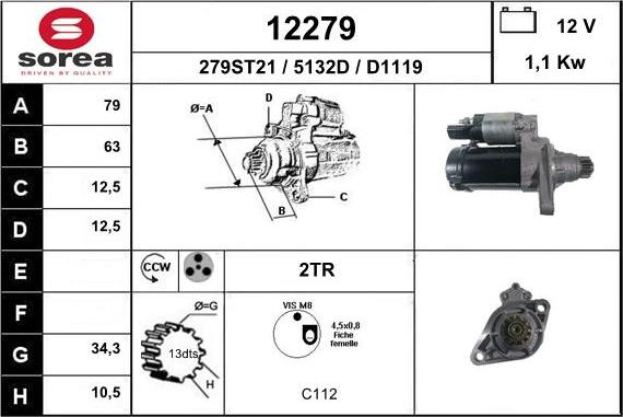 EAI 12279 - Démarreur cwaw.fr