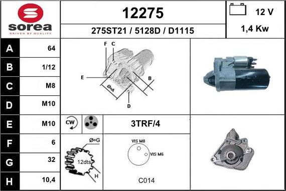 EAI 12275 - Démarreur cwaw.fr