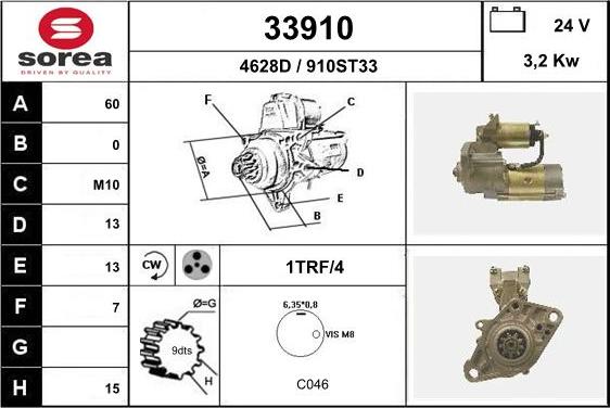 EAI 33910 - Démarreur cwaw.fr