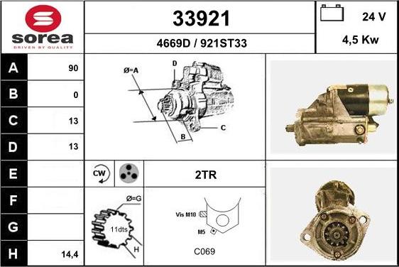 EAI 33921 - Démarreur cwaw.fr