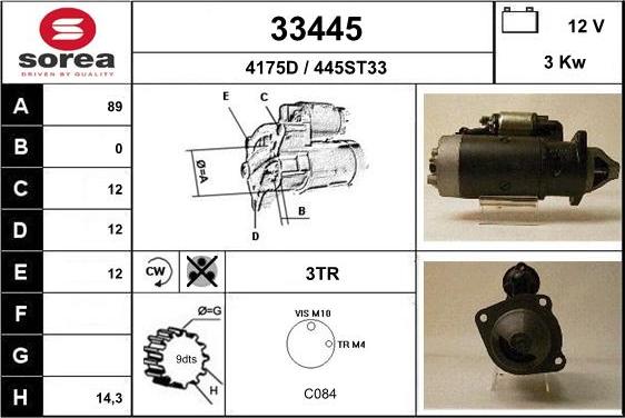 EAI 33445 - Démarreur cwaw.fr