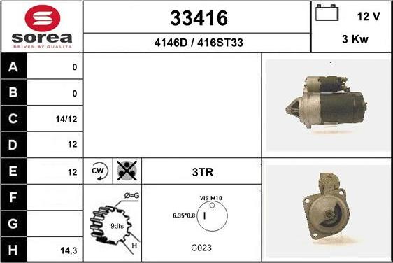 EAI 33416 - Démarreur cwaw.fr