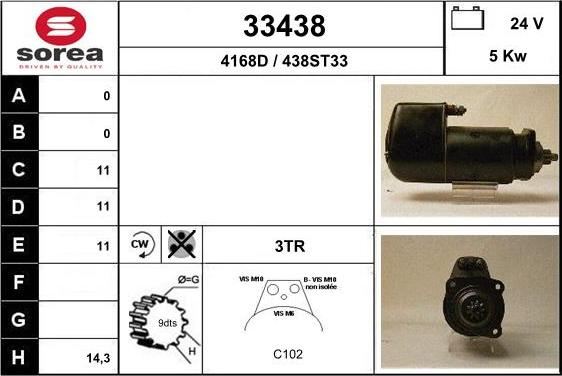 EAI 33438 - Démarreur cwaw.fr