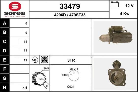 EAI 33479 - Démarreur cwaw.fr