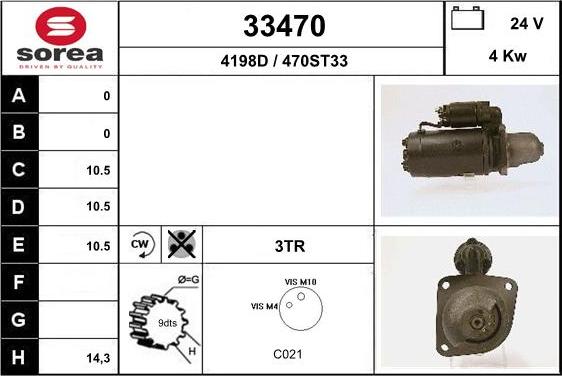 EAI 33470 - Démarreur cwaw.fr