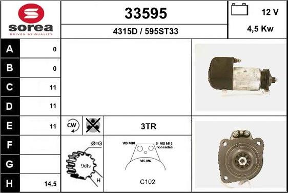 EAI 33595 - Démarreur cwaw.fr