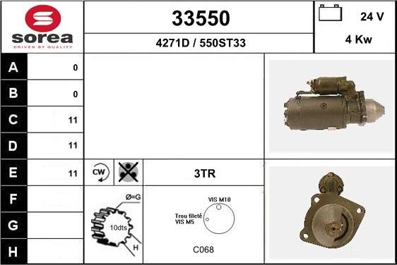 EAI 33550 - Démarreur cwaw.fr