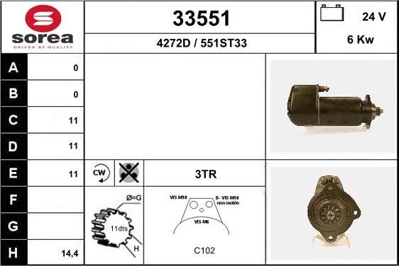 EAI 33551 - Démarreur cwaw.fr