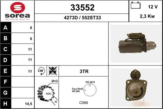 EAI 33552 - Démarreur cwaw.fr