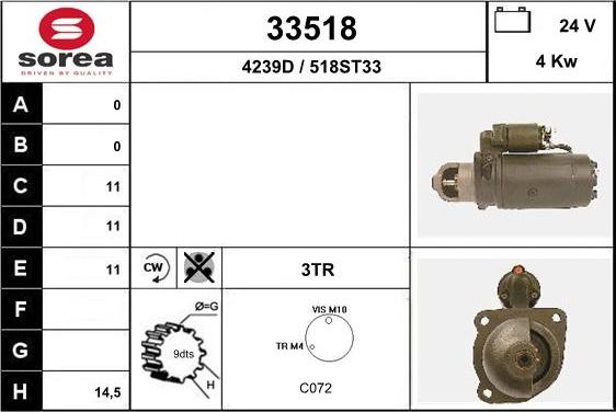 EAI 33518 - Démarreur cwaw.fr