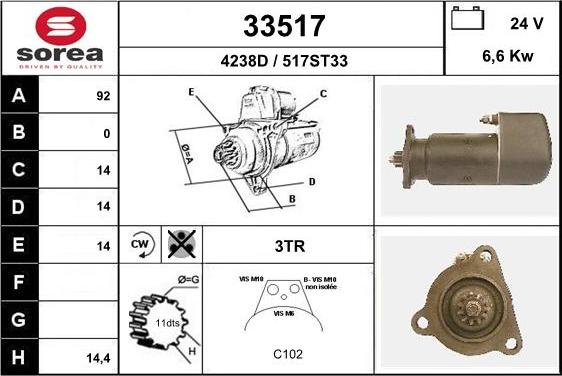 EAI 33517 - Démarreur cwaw.fr