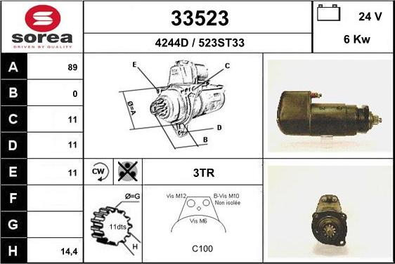 EAI 33523 - Démarreur cwaw.fr