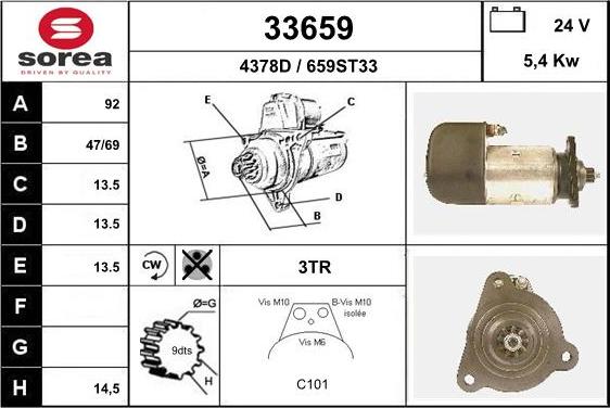 EAI 33659 - Démarreur cwaw.fr