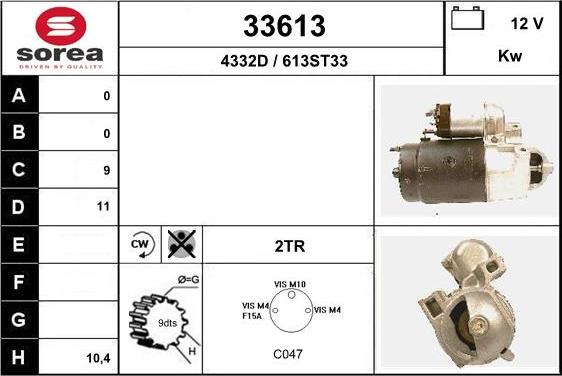 EAI 33613 - Démarreur cwaw.fr