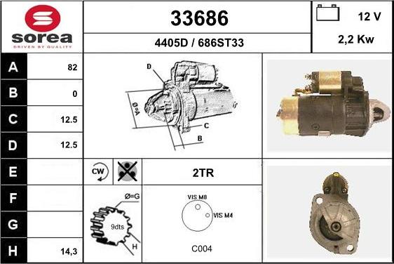 EAI 33686 - Démarreur cwaw.fr