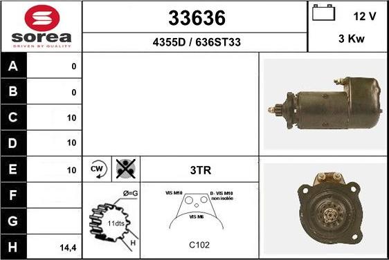 EAI 33636 - Démarreur cwaw.fr