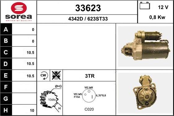 EAI 33623 - Démarreur cwaw.fr