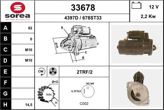 EAI 33678 - Démarreur cwaw.fr