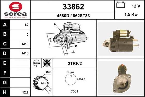 EAI 33862 - Démarreur cwaw.fr