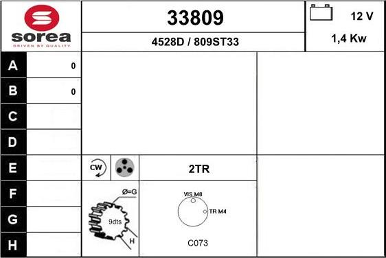 EAI 33809 - Démarreur cwaw.fr