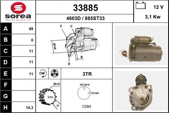 EAI 33885 - Démarreur cwaw.fr