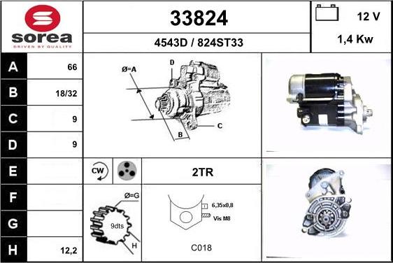 EAI 33824 - Démarreur cwaw.fr