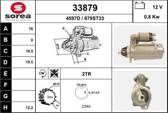 EAI 33879 - Démarreur cwaw.fr