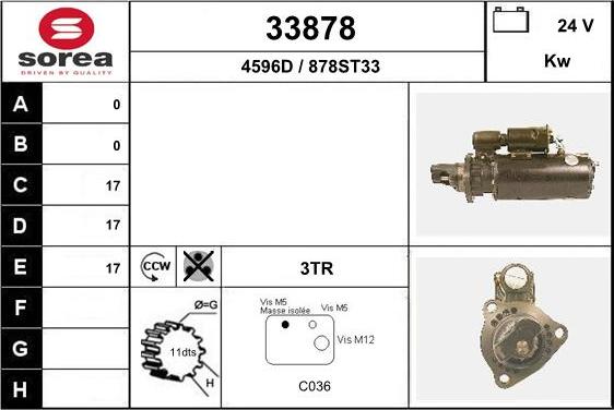 EAI 33878 - Démarreur cwaw.fr