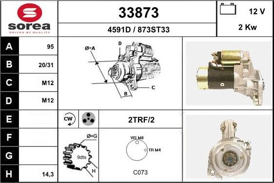 EAI 33873 - Démarreur cwaw.fr