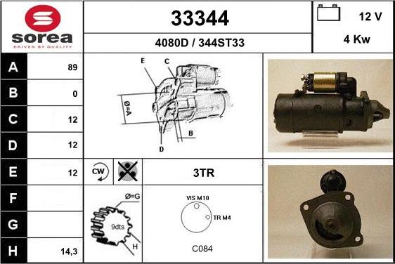 EAI 33344 - Démarreur cwaw.fr