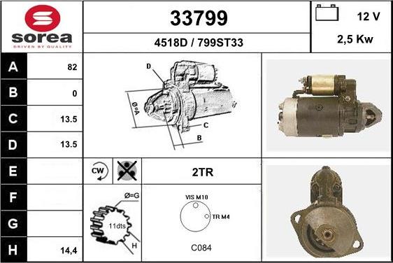 EAI 33799 - Démarreur cwaw.fr