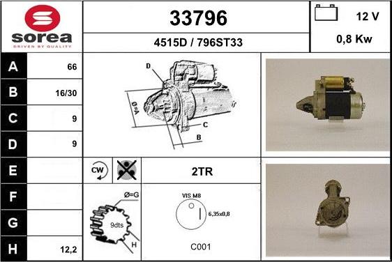 EAI 33796 - Démarreur cwaw.fr