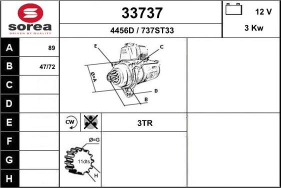 EAI 33737 - Démarreur cwaw.fr