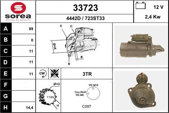 EAI 33723 - Démarreur cwaw.fr