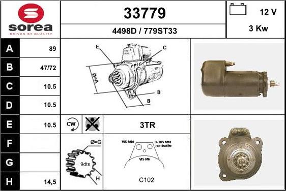 EAI 33779 - Démarreur cwaw.fr