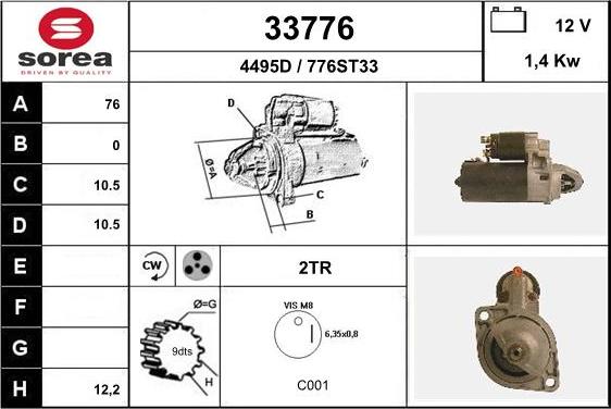 EAI 33776 - Démarreur cwaw.fr