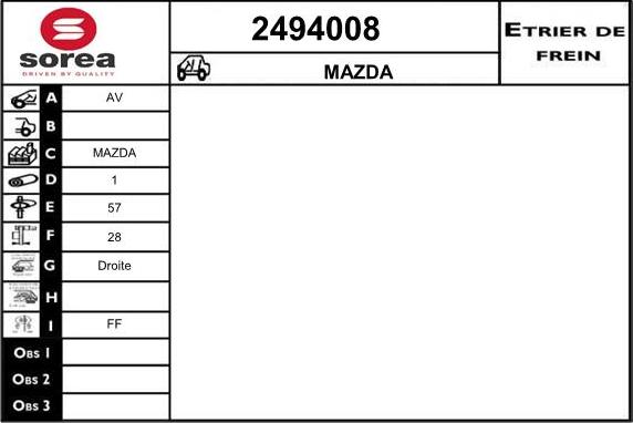 EAI 2494008 - Étrier de frein cwaw.fr