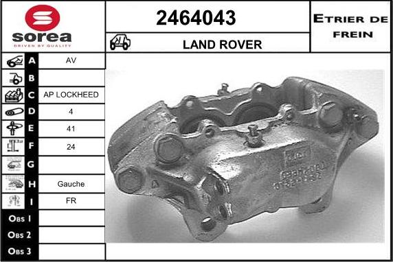 EAI 2464043 - Étrier de frein cwaw.fr